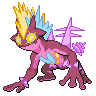 Toxtricity (Amped Gmax) shiny sprite